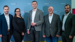 Kevin Friedl, Julia Plachy, Stefan Wallentich, Fritz Radlspäck und Kilian Brandstätter.