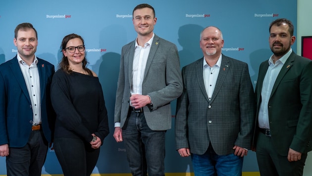 Kevin Friedl, Julia Plachy, Stefan Wallentich, Fritz Radlspäck und Kilian Brandstätter.