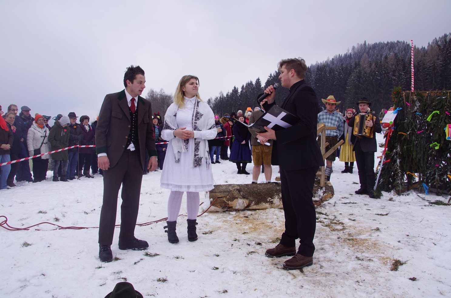 Heiratet der Frühling den Winter, dann geht es in der Natur aufwärts.