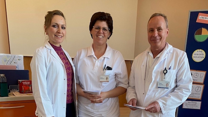 infühlsam: Psychologin Alexandra König, Oberarzt Beckerhinn, Diätologin Claudia Schöfmann ...