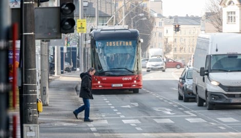 Die Obus-Linien 2 und 12 fahren in der Sterneckstraße zwar nicht mehr an der Vogelweiderstraße ...