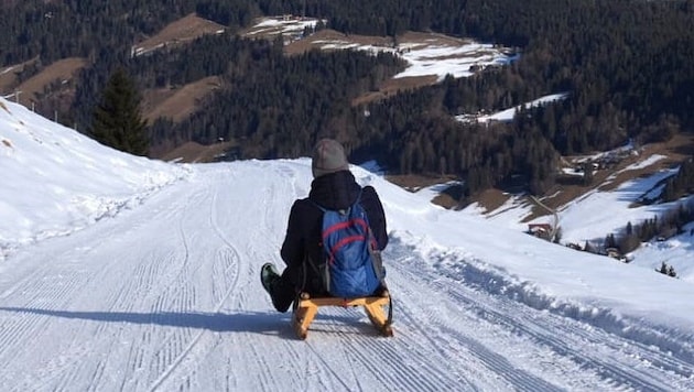 Auf der Rodelbahn Lanerköpfl passierte der Unfall.