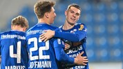 Elias Havel (r.) führt die Bundesliga-Schützenliste mit zehn Treffern an.