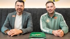 Sportboss Markus Katzer und Heimkehrer Andreas Weimann