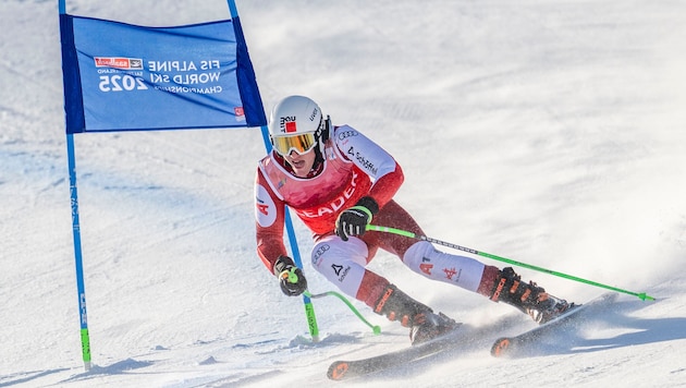Paraski-Ass Johannes Aigner sicherte sich in Tignes die Kristallkugel in der Abfahrt.