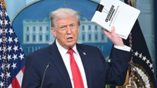 In seiner zweiten Amtszeit will Donald Trump an der Geschichtsschreibung der USA maßgeblich ...