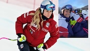 Lindsey Vonn auf dem Weg zum ersten Abfahrtstraining! 