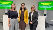 Präsentierten ein frauenpolitisches Maßnahmenbündel: Anna Slama, Sandra Krautwaschl, Veronika ...