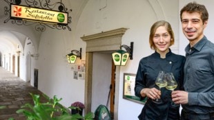 Die Pächter Nina Till und Janis Dej haben alle Hände voll zu tun. Der Stiftskeller ist auch an ...