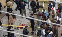Die Explosion ereignete sich bei einer schiitischen Moschee in Islamabad während des ...