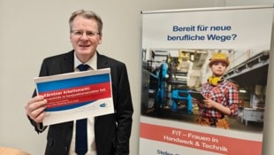 AMS-Chef Peter Wedenig präsentierte die erfreuliche Jahresbilanz.