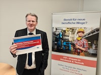 AMS-Chef Peter Wedenig präsentierte die erfreuliche Jahresbilanz.