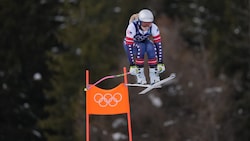 Lindsey Vonn beim ersten Olympia-Abfahrtstraining