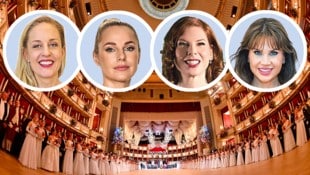 Diese Promi-Damen haben ihr Opernball-Outfit schon gezielt gewählt. 