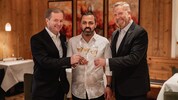 Prost! Johannes Mitterer, Edip Sigl und Nikolai Bloyd (von links).