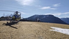 Mit dem Hubschrauber wurden die Verletzten ins Krankenhaus geflogen.