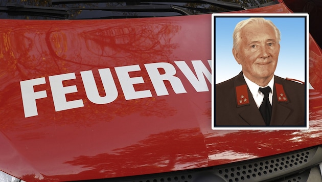 Fast 80 Jahre lang war Robert Sommer Mitglied der FF Baden- Leesdorf. Kurz vor deren Jubiläum ...