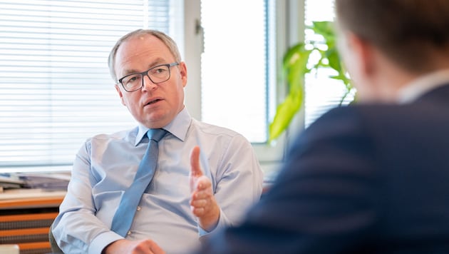 Landesrat Stephan Pernkopf liefert Antworten zu Energiefragen.