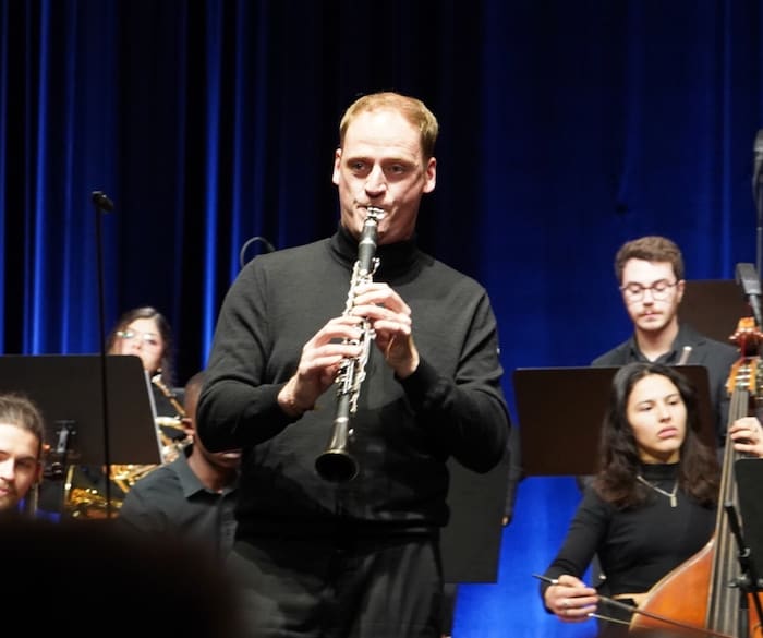 Matthias Schorn, ein famoser Klarinettist.