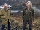 Gilbert Frizberg (links) und Heimo Ecker-Eckhofen im noch aktiven Steinbruch. 