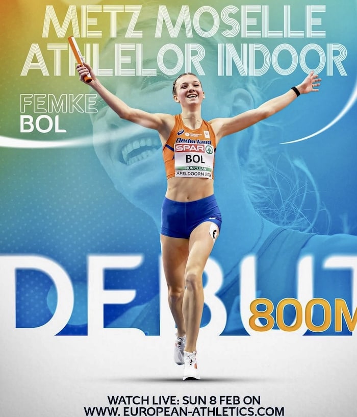 Ankündigung von Femke Bol für Metz