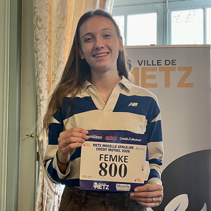 Bol mit Startnummer „Femke 800“