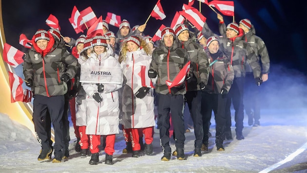 Viele Österreicherinnen und Österreicher vefolgten die gestrige Olympia-Eröffnung vor dem ...