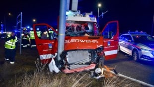 Am Weg zum Einsatz kam es auf der A2 zu einem Unfall mit sechs Verletzten.
