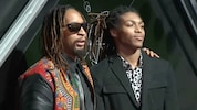 Rapper Lil Jon mit seinem Sohn Nathan Murray Smith.