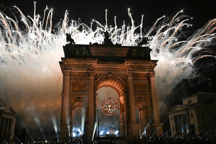 Und dann brannte es endlich, das Olympische Feuer.