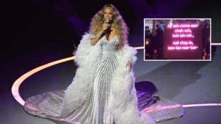 Bei ihrem Olympia-Auftritt half sich Mariah Carey mit „Fake-Italienisch“.