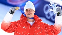 Franjo von Allmen kürte sich in Bormio zum Olympiasieger.