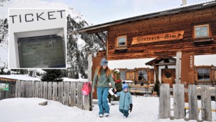Gerade bei Familien ist die Gleirschalm sehr beliebt. Viele wollen aber nicht acht Euro ...