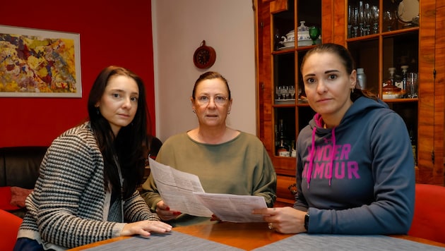 Wissen nicht mehr weiter: Beatrice, Barbara und Alisa Buchinger. Sie wünschen sich nur eines: ...
