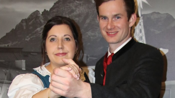 Die beiden Landesleiter der Tiroler JB/LJ Jacqueline Traxl und Christoph Pirnbacher.