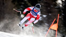 Von Allmen flog auf der „Stelvio“ zum Abfahrtscoup.