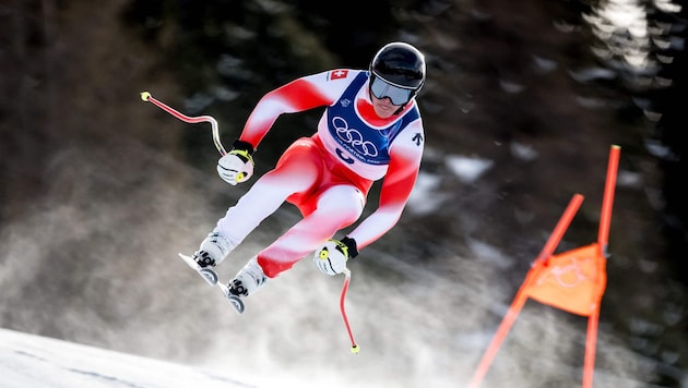 Von Allmen flog auf der „Stelvio“ zum Abfahrtscoup.