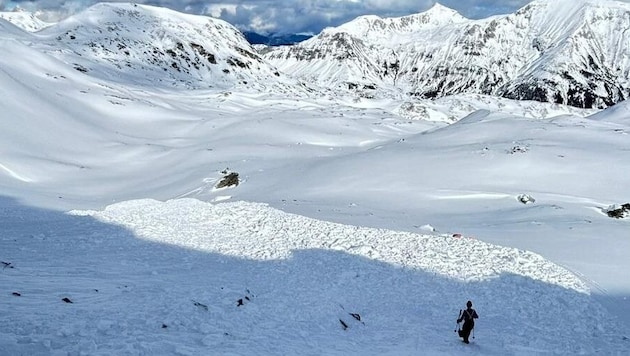 Die beiden Wintersportler wurden ausgeflogen.