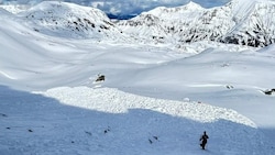 Die beiden Wintersportler wurden ausgeflogen.