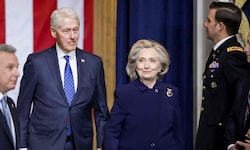 Bill und Hillary Clinton bei der Angelobungsfeier von Donald Trump im Jänner 2025