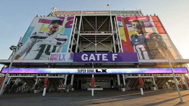 Das Levi‘s Stadium ist für Super Bowl LX bereit.