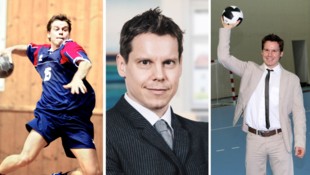 Michael Pontasch als Handball-Profi, Anwalt und ehemaliger Trainer.