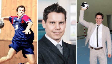 Michael Pontasch als Handball-Profi, Anwalt und ehemaliger Trainer.