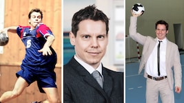 Michael Pontasch als Handball-Profi, Anwalt und ehemaliger Trainer.