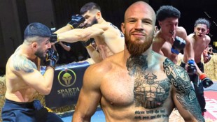 Nicht nur „Bulle“ Mraovic (vorne) ließ die Muckis im Heu-Ring spielen.