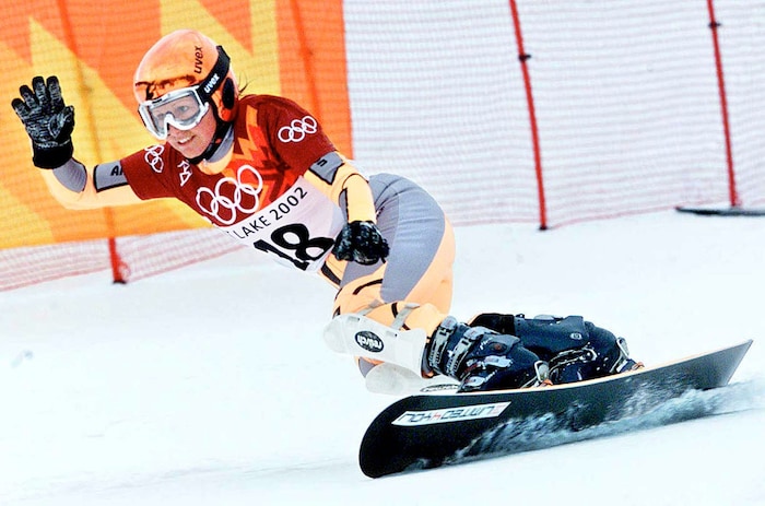 2002 nahm die Snowboarderin zum ersten Mal an den Olympischen Spielen teil.