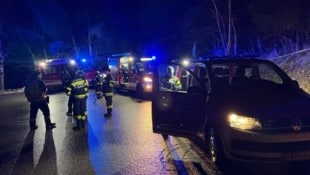 Die Einsatzkräfte bei der Suchaktion