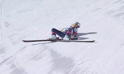 Lindsey Vonn verletzte sich bei der Olympia-Abfahrt schwer.
