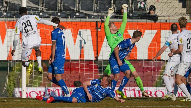Mohamed Ouedraogo traf zum Sieg – und musste in der zweiten Halbzeit vorzeitig unter die Dusche.