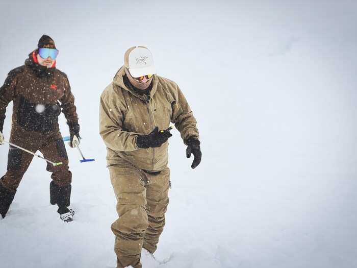 Pascal Bommel und Steve Brunzel sind von der Freeride Academy begeistert.